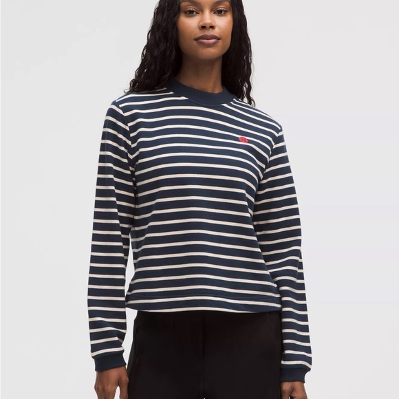 lululemon athletica Tops - Striped Navy and White Women's Lululemon Top